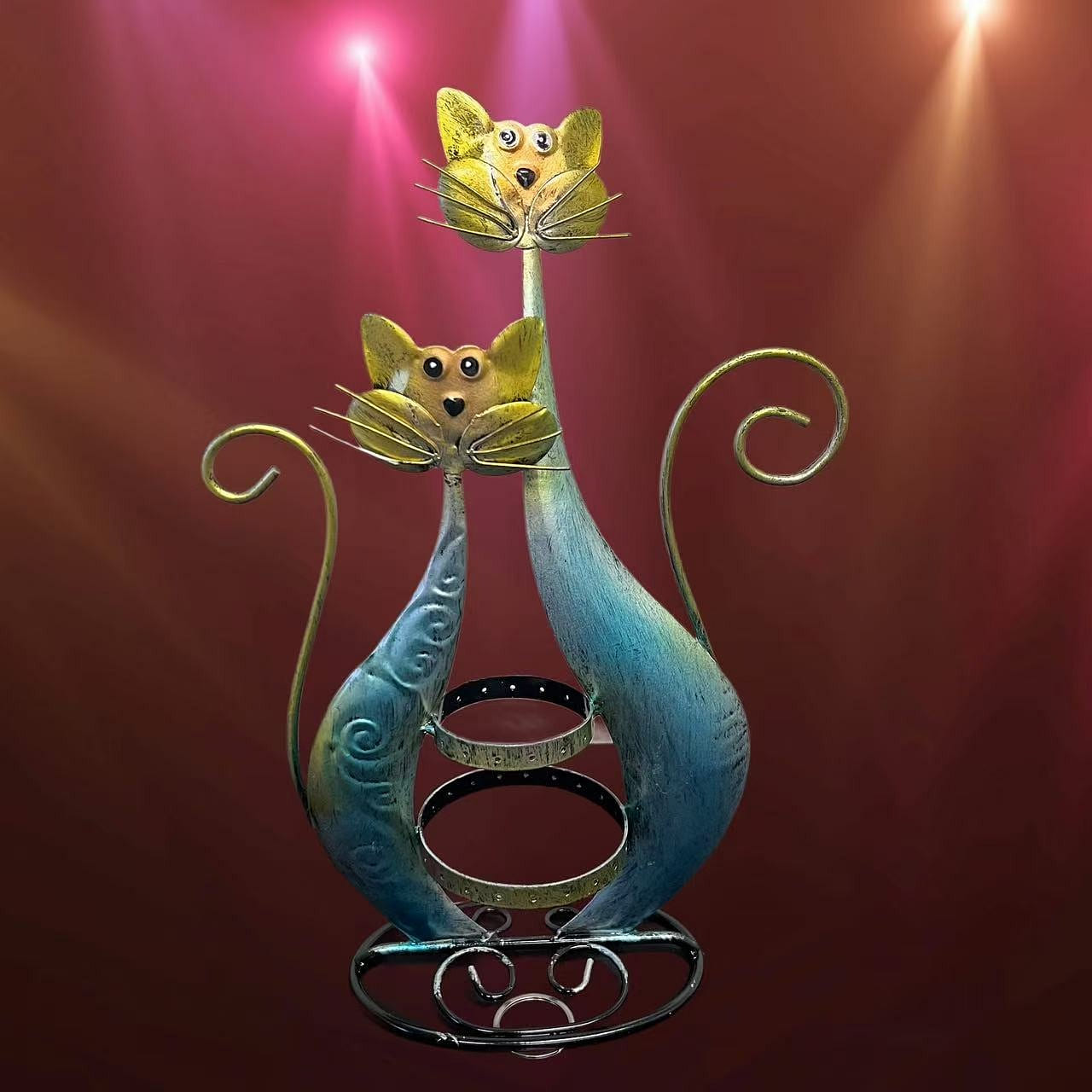 Twin Cat Jewelry/Earring hanger holder 1 each