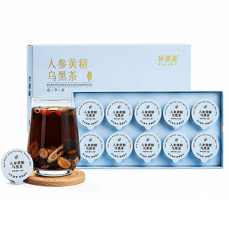 인삼 황정 오흑 블렌드 허브티 미니컵 1 케이스
