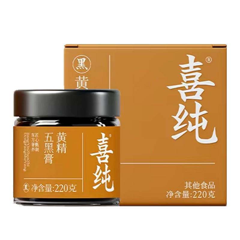 희순 황정 오흑고 - 오디, 흑미, 검은콩, 검은깨, 흑구기자 건강 고 220 g