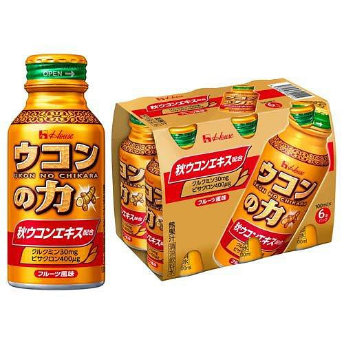 好侍 姜黄 饮料 水果风味 100ml*6 1 份