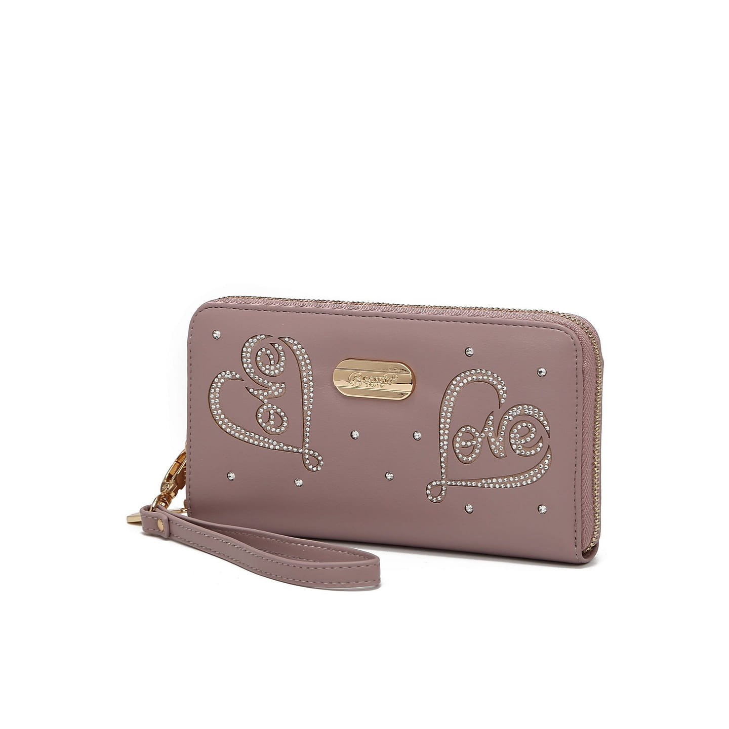 Love Vegan Leather Stain Resistant Light Purple Wallet [RNW7268-LP] 1 each
