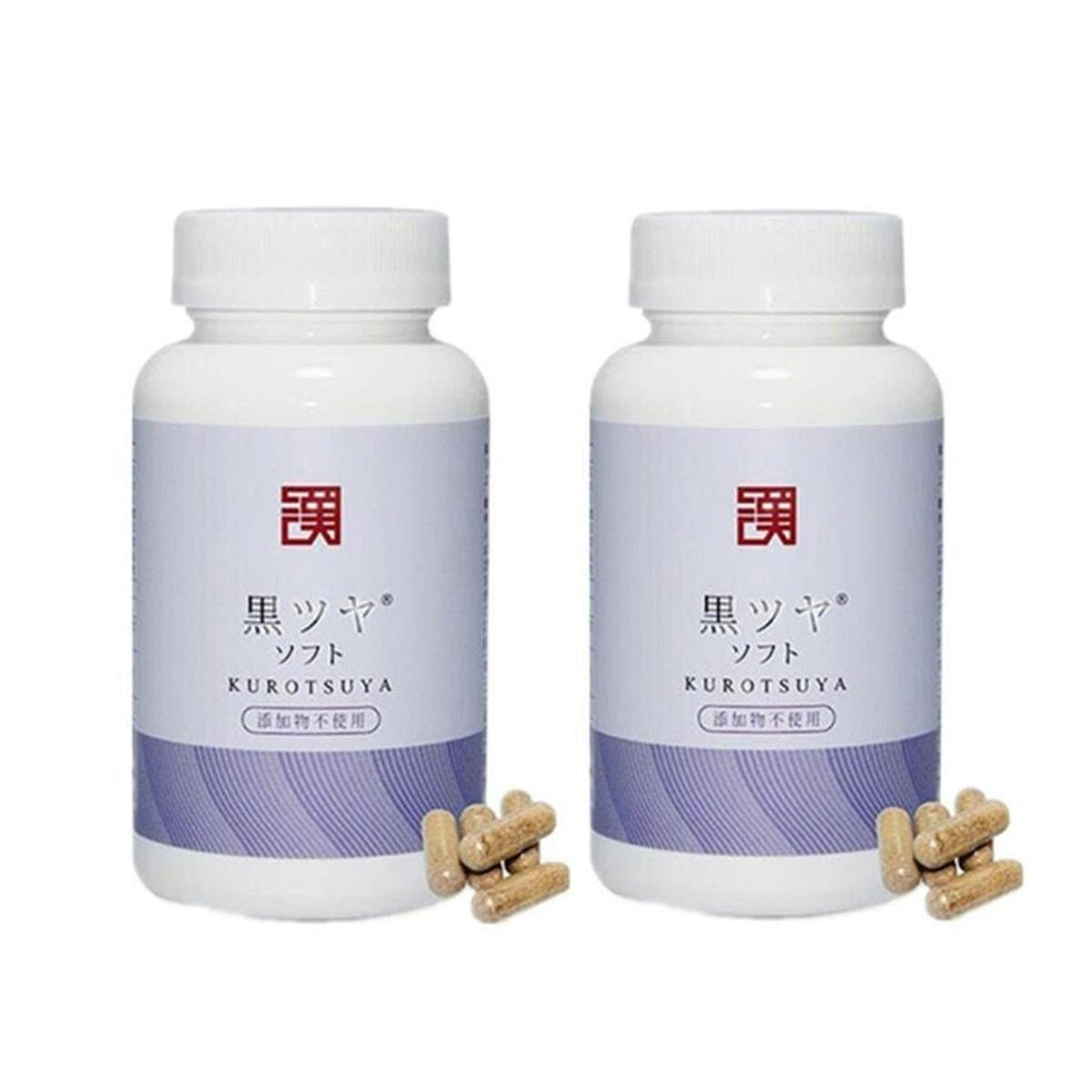 WAKAN Kurotsuya Soft 392mg 180 tablet 2 bottle set 1 each