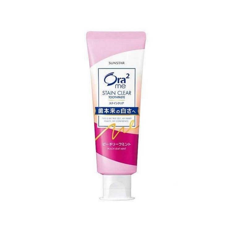 Ora2 Whitening Toothpaste 130g Peach Mint Flavor
