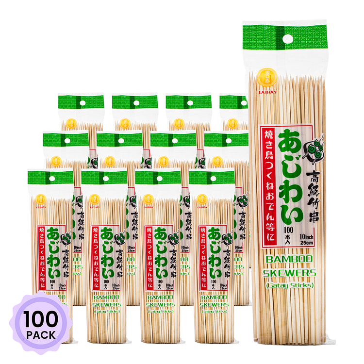 Bamboo Skewers (BBQ Stick) 100 pcs 100 each*100 pack