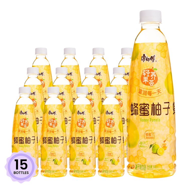 康师傅 蜂蜜柚子茶 500 毫升*15 瓶