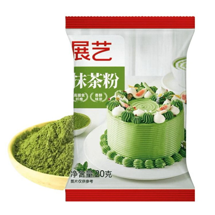展艺抹茶粉 食用绿茶粉蛋糕饼干烘焙原料1袋