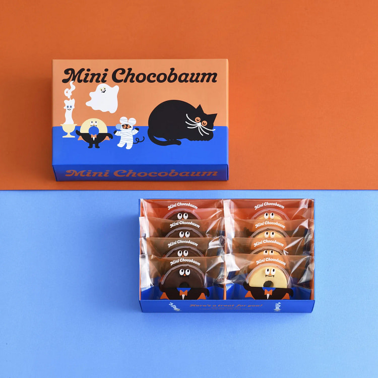 JUCHHEIM万圣节限定巧克力年轮蛋糕 8块入 1 盒