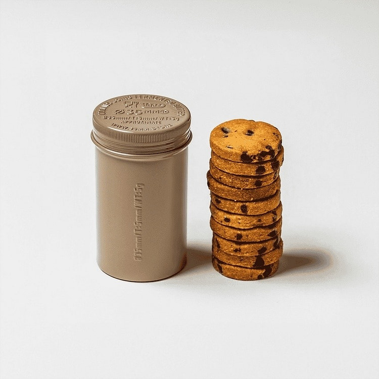 35MM Butter Cookies Chocolate Chips Flavor 10pcs 1 箱