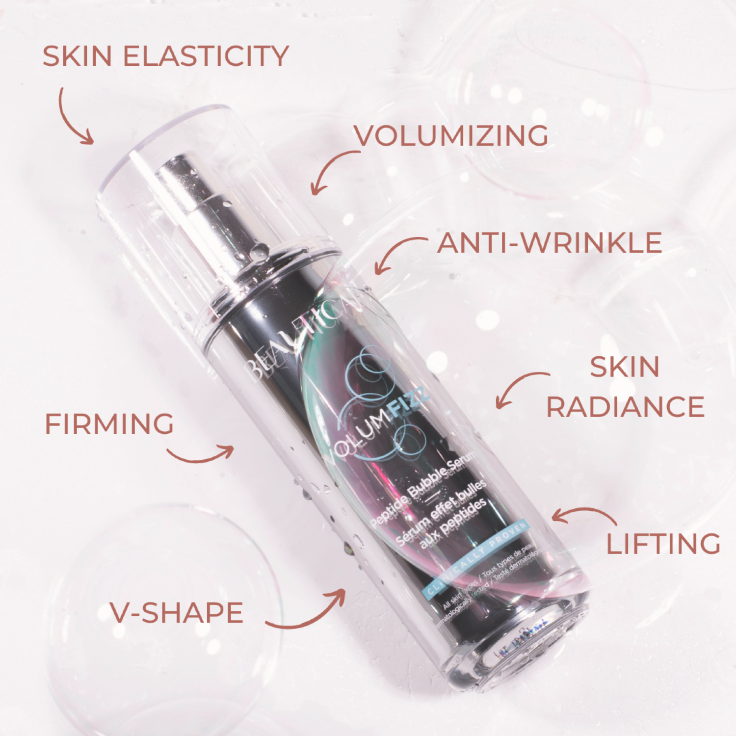 美容液 PEPTIDE VOLUME BUBBLE SERUM Get BEAUTICAL VOLUMFIZZ Peptide Bubble Serum Delivered