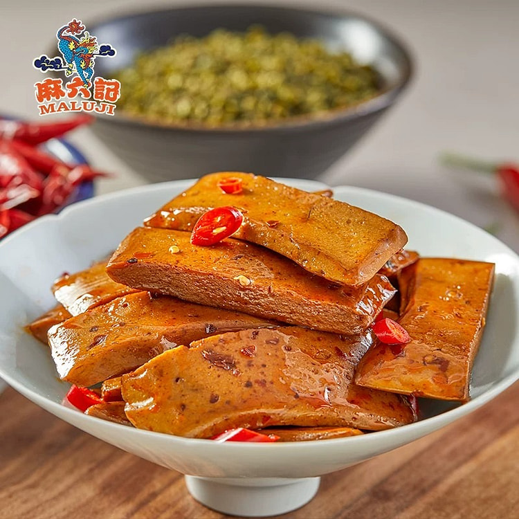 麻六记手磨豆干麻辣味240g解馋休闲小零食食品小吃 240 克