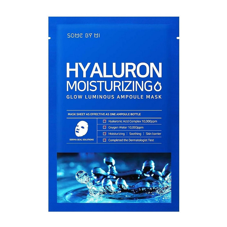 SOME BY MI Hyaluron Moisturizing Glow Luminous Ampoule Mask 1Pcs