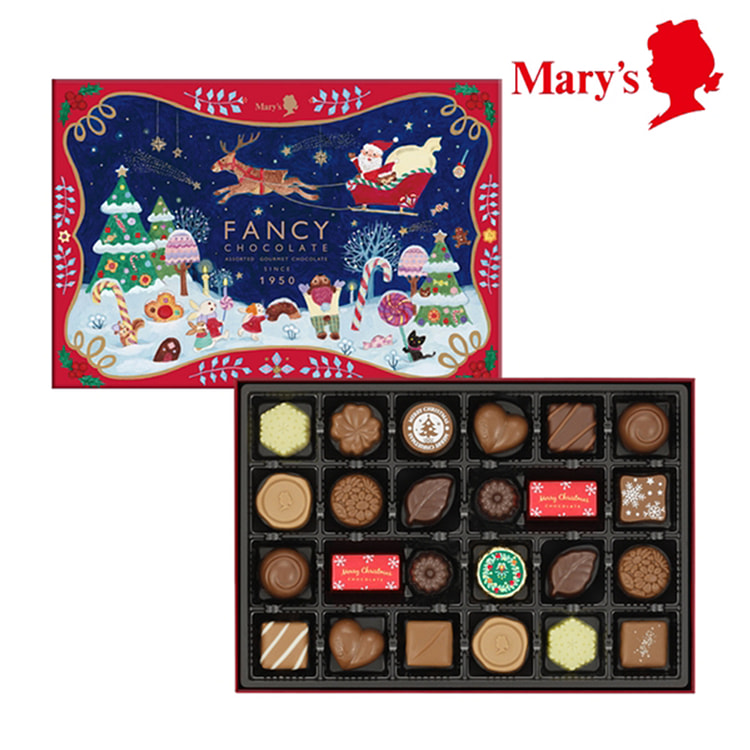 Mary's Christmas Limited Edition Assorted Chocolates 24pcs