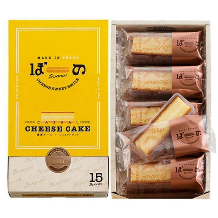 Direct shipping from Japan Japan BUONO Tokyo Cheese Bar Cake 10pcs