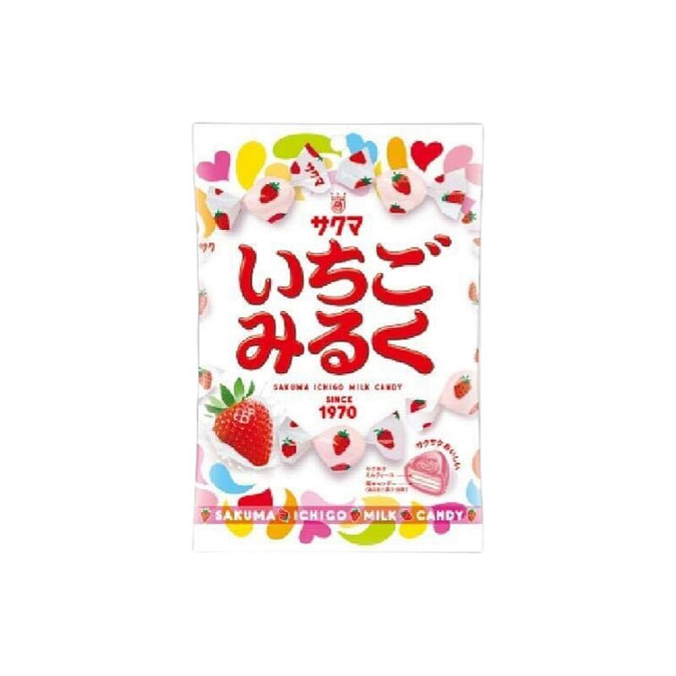 SAKUMA 草莓牛奶软糖 83g