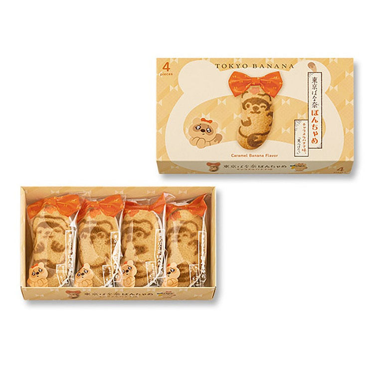 TokyoBanana东京香蕉蛋糕 焦糖味 4枚入