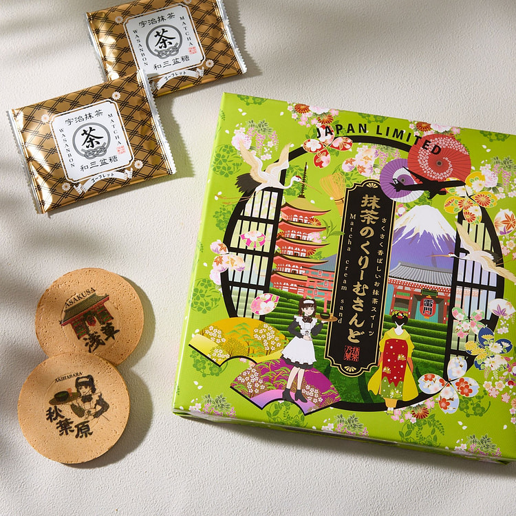 抹茶奶油夹心饼干