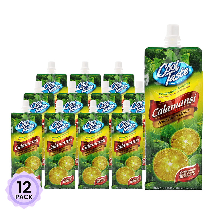 Cool Taste Calamansi Juice, Philippine Lemon Juice 500 ml*12 pack