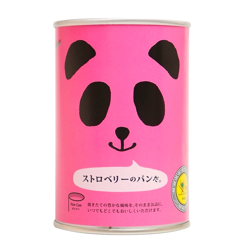 Canned Food Panda Bread Strawberry Preserved 100g 1 each