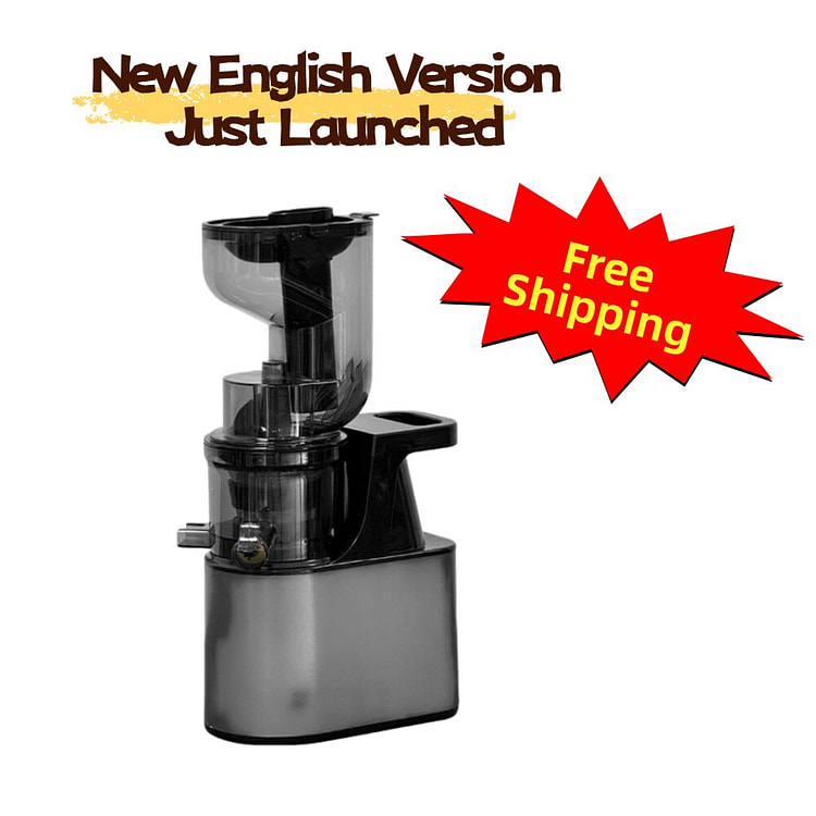 Slow Juice Maker 70mm Wide Chute Cold Press-black 1 bunch