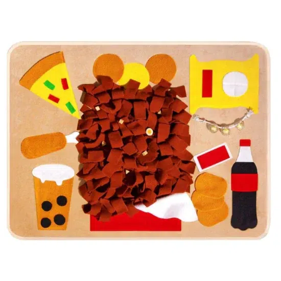 【POOZPET】Pet Training Relaxing Snuffle Toy – Happy Meal 1 each