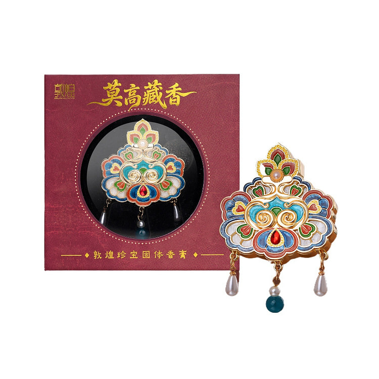 敦煌研究院 珍宝固体香膏  5*7厘米 1 盒