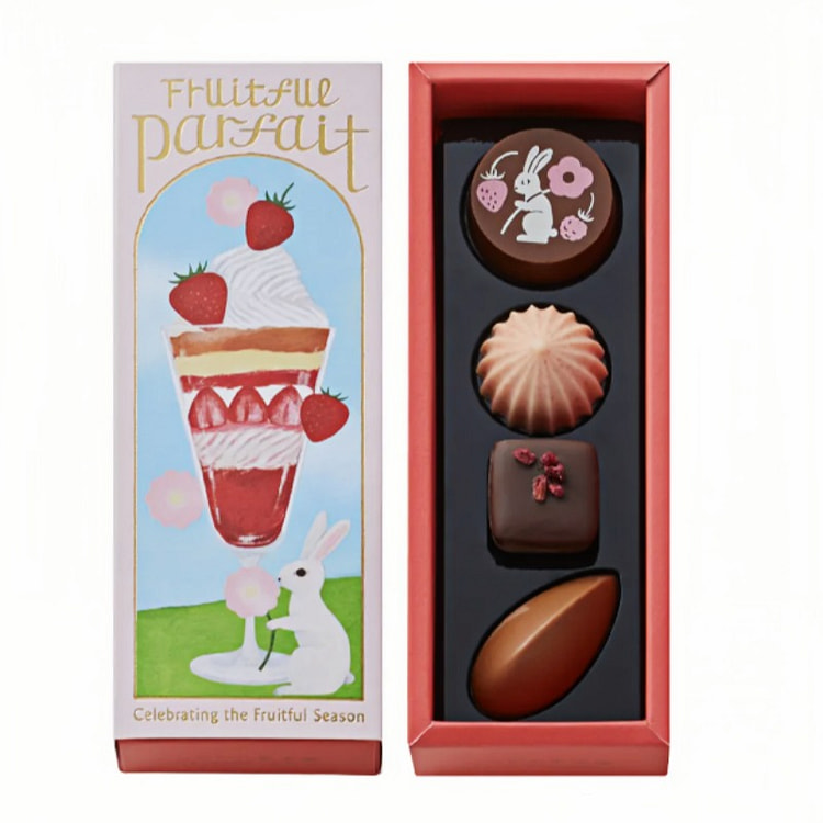 Morozoff Valentine Day Strawberry Parfait Chocolat 1 box