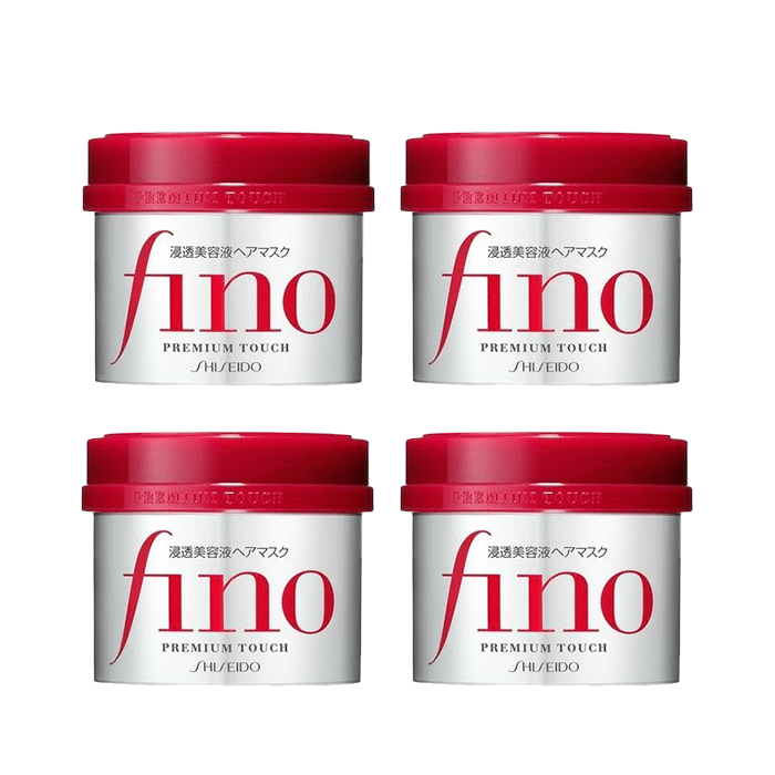 FINO Premium Touch Hair Essence Mask (Pack of 4) 1 count