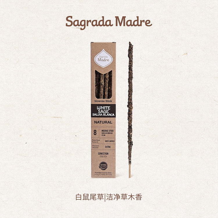 Sagrada Madre Incense Sticks natural #White Sage 1 box