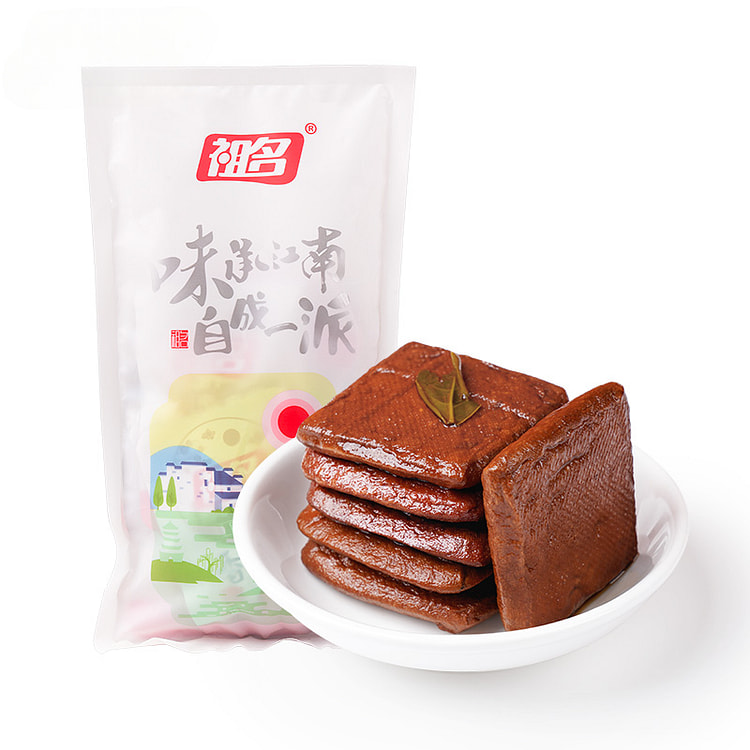 祖名老茶干五香豆干零食256g*1袋