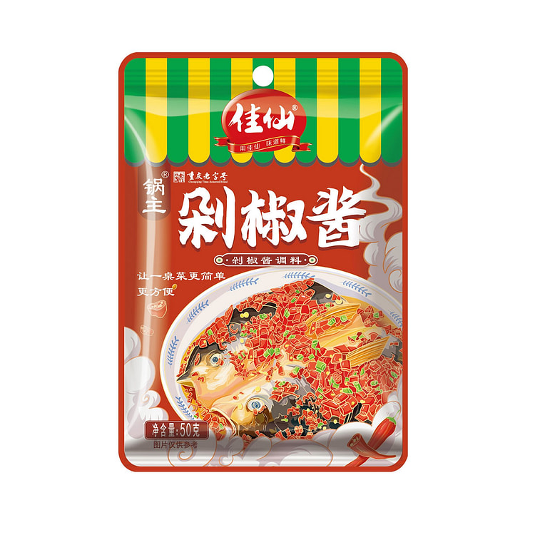 佳仙 剁椒酱 辣椒酱调料 下饭配料 1袋