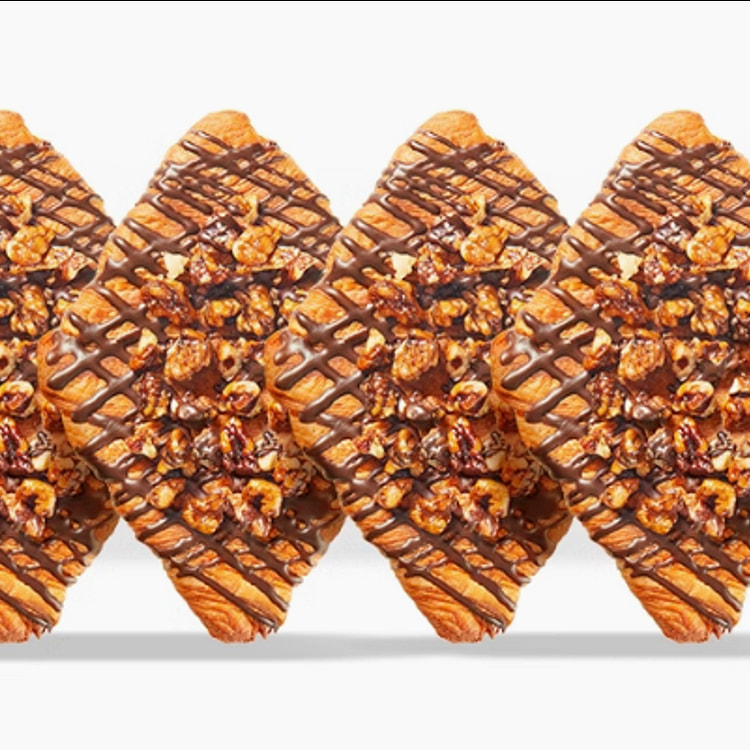 Beatrice Garden Crushed Croissant Walnut Black Chocolate *4