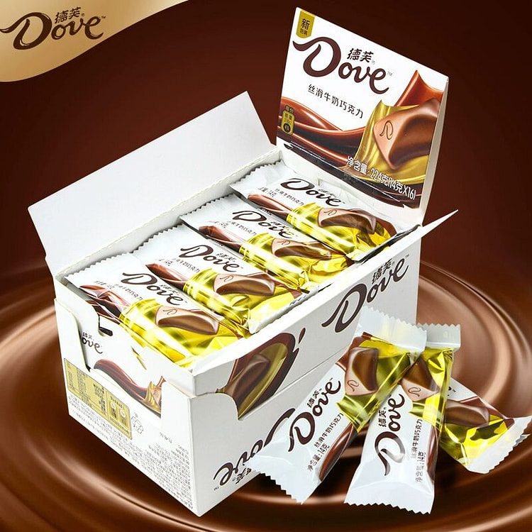 Dove IC box 224g-silky milk chocolate