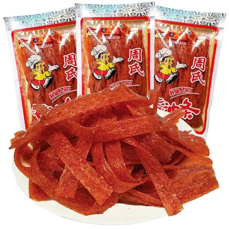 Zhou’s spicy fried dough sticks 148g spicy strips bag spicy sticks Hunan special 148 g