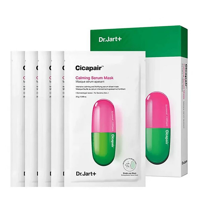 蒂佳婷 积雪草面膜 修复新活舒缓面贴膜 24g*5 5 份