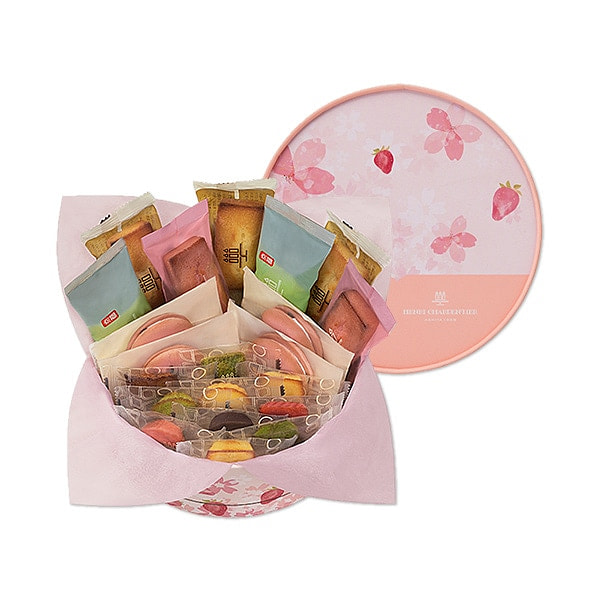 亨利·夏彭蒂埃 春季樱花限定蛋糕礼盒M 21枚 1 盒