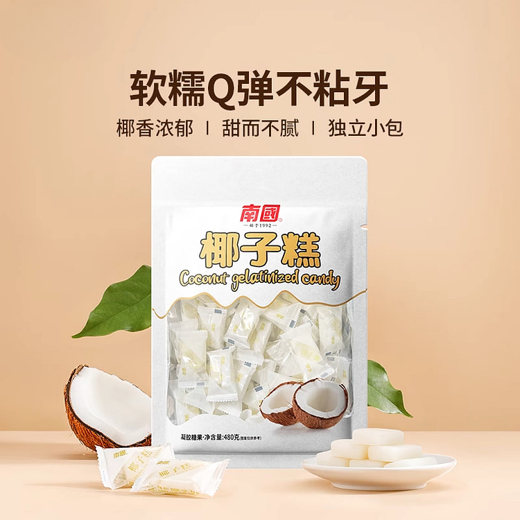 Soft candy coconut cake 480g*1 bag