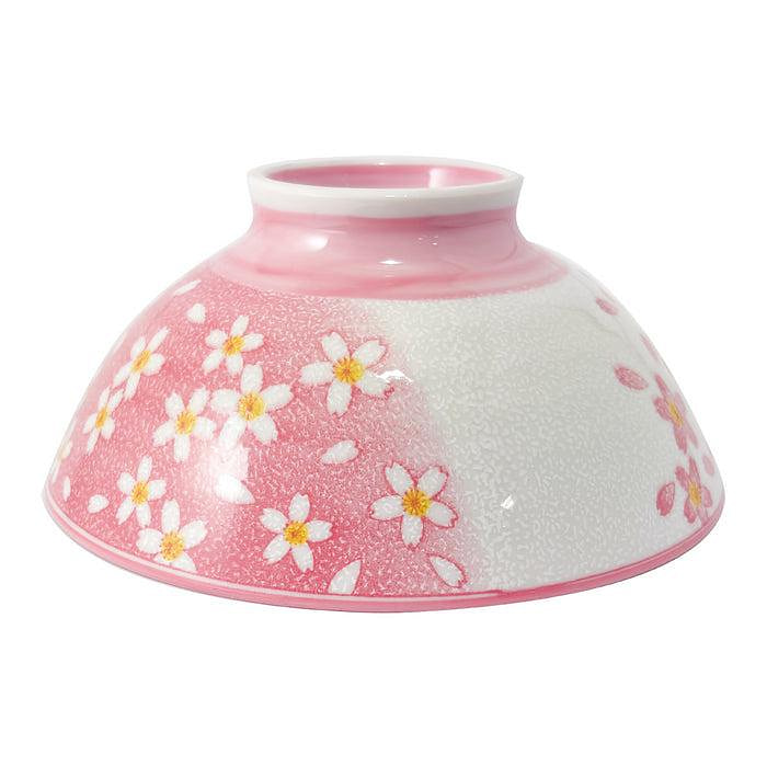 DAISO 美浓烧 大平茶碗 樱花 粉色