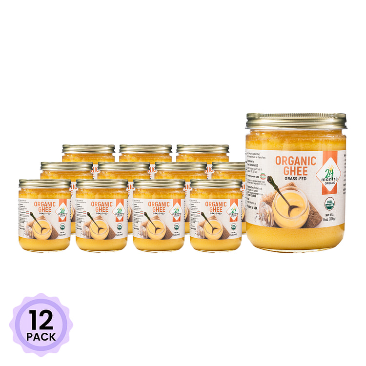 24 Mantra 有机印度酥油 14 盎司*12 包