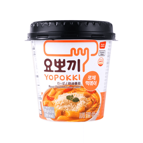 Yopokki Instant Tteokbokki Cup Rose – 140g 1 each