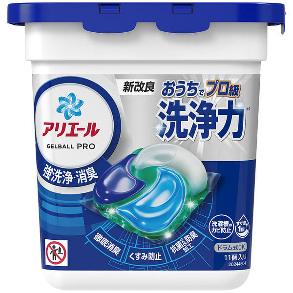 P&G Ariel Laundry Detergent Gel Ball PRO 11 pieces 1 bottle