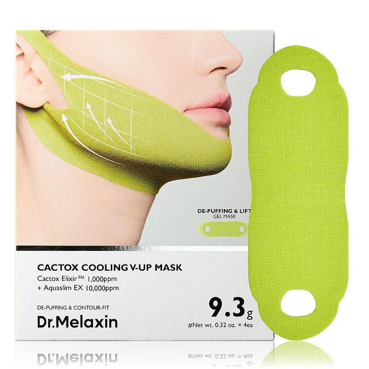 Dr. Melaxin CACTOX Cooling V-UP Mask, 4 Sheets 1 box