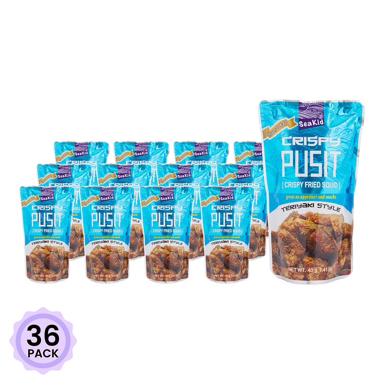 Seakid Crispy Pusit (Crispy Fried Squid) 35 g*36 pack