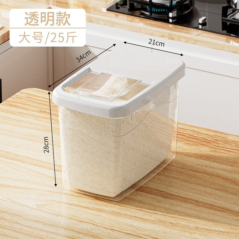 Premium Rice Barrel, Household Sealed Canister for Storing Rice, With Rice Cup 1 count