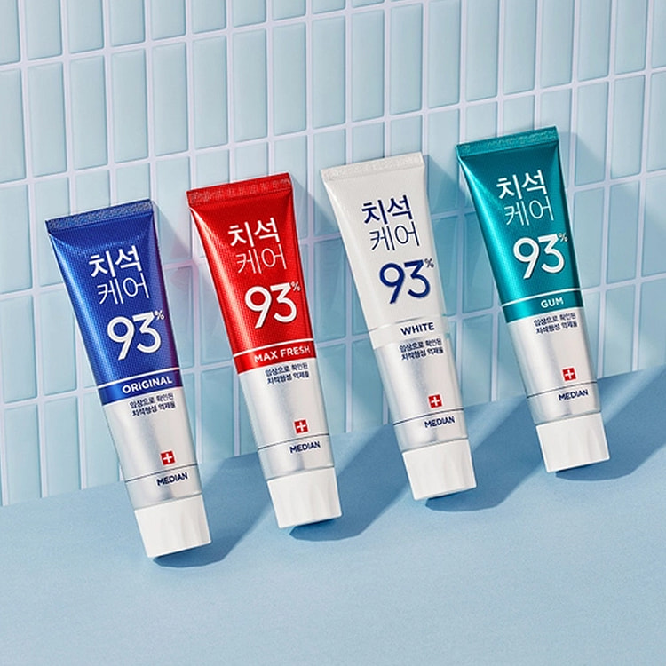 Median 93% Kem đánh răng Dental IQ 120g (Original / Đỏ / Trắng / Xanh)