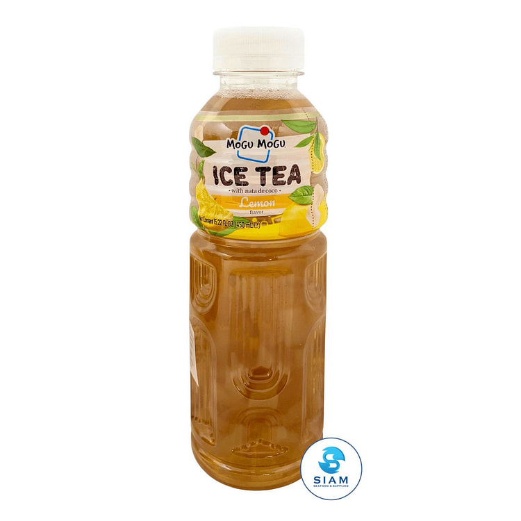 Mogu Mogu Lemon Flavored Ice Tea with Nata de Coco 15.22 oz