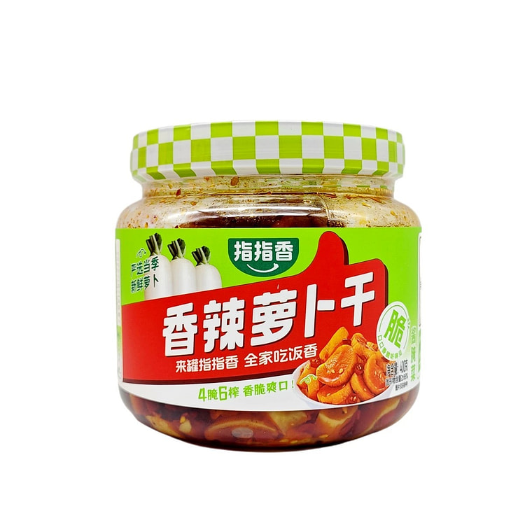 指指香香辣味萝卜干咸菜 400g 1 瓶