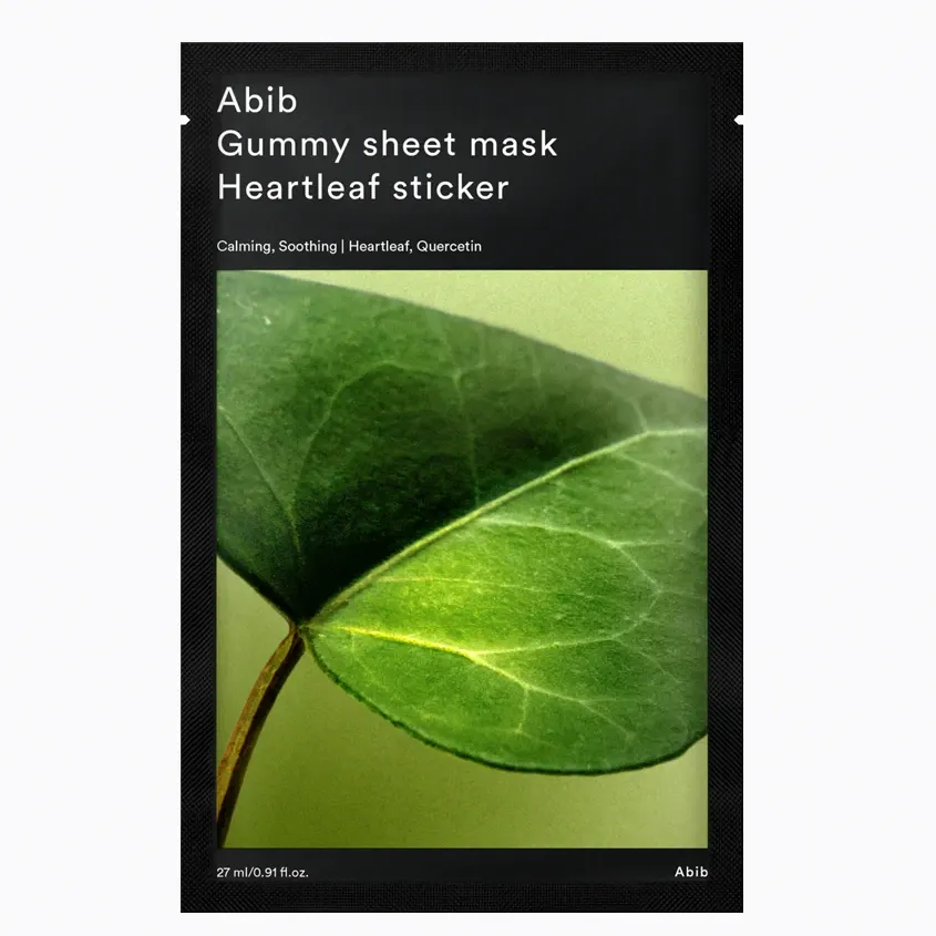 Gummy sheet Mask Heartleaf (10 Sheets) 27 ml