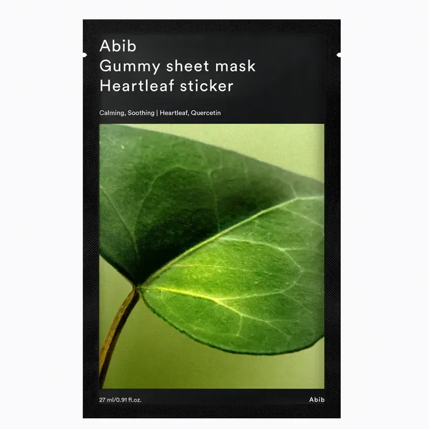 Gummy sheet Mask Heartleaf (10 Sheets) 27 ml