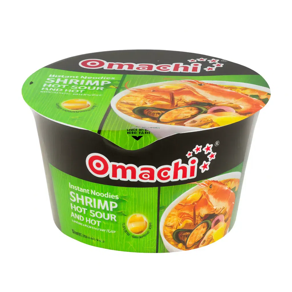 Omachi Shrimp Flavor Sour and Hot 87gr 105 g
