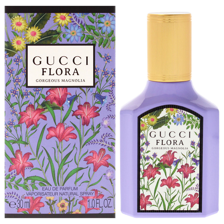 여성용 Gucci Flora Gorgeous Magnolia - 1 oz EDP 스프레이